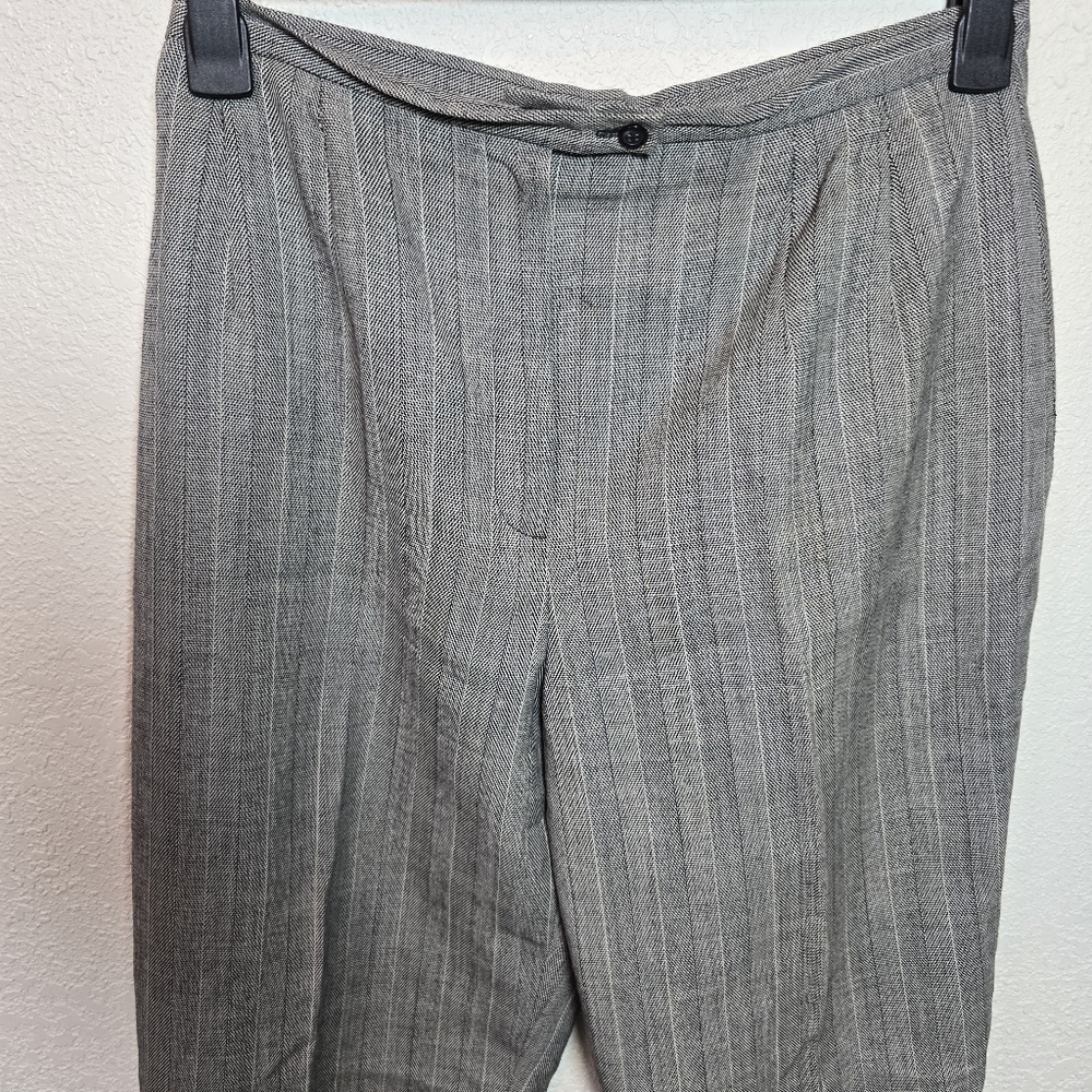 Vintage Harve Benard 100% Wool Pants Size 12 Gray - Picture 3 of 14